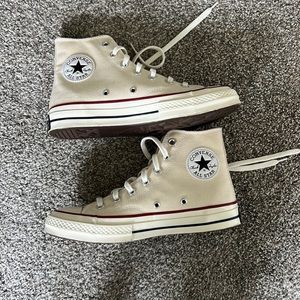 Cream Converse Chuck Taylor’s High Top